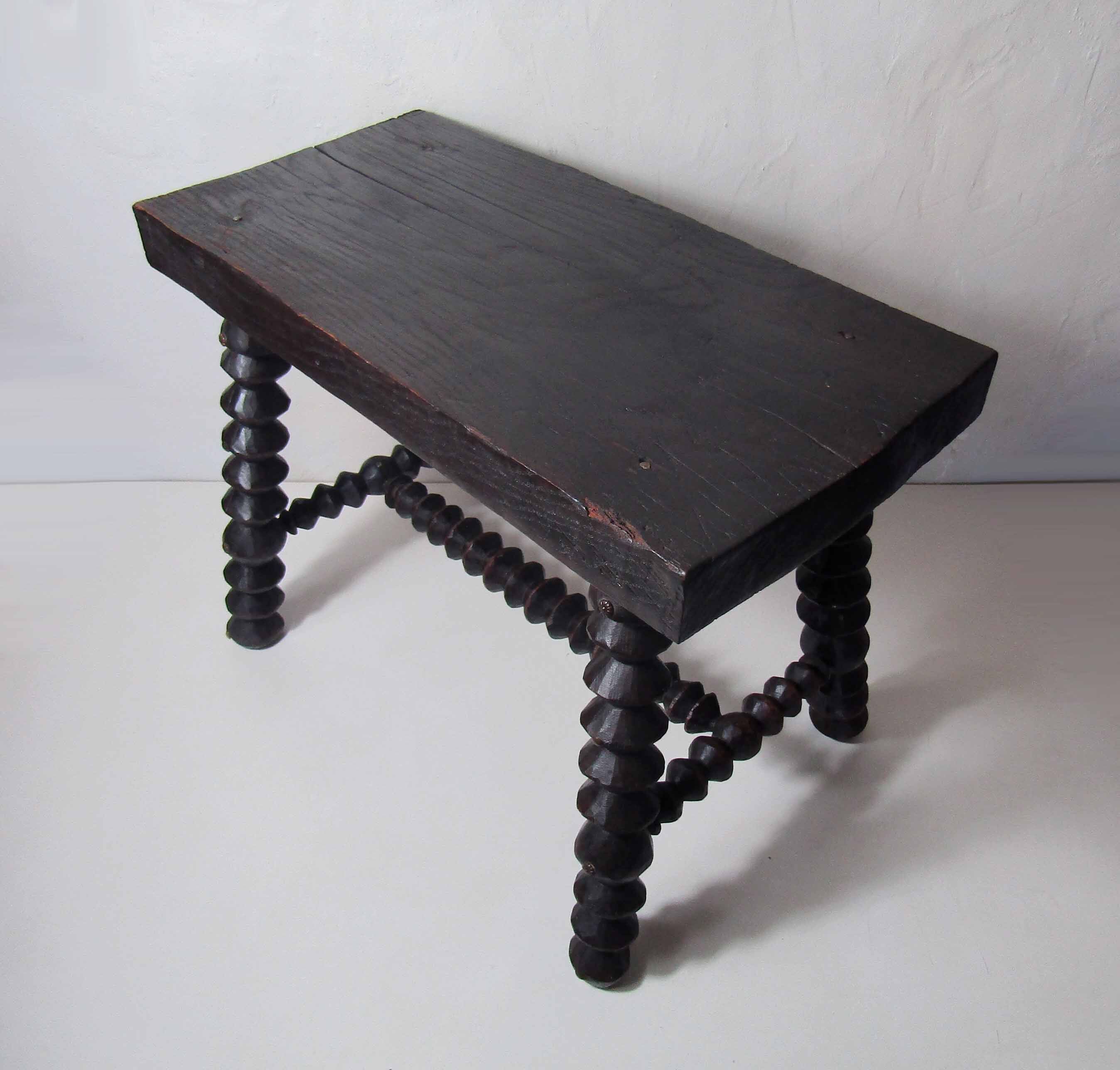 Breton folk art stool