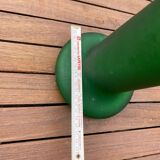 Green glass vase