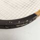 1970 Spalding black and red wooden tennis racket