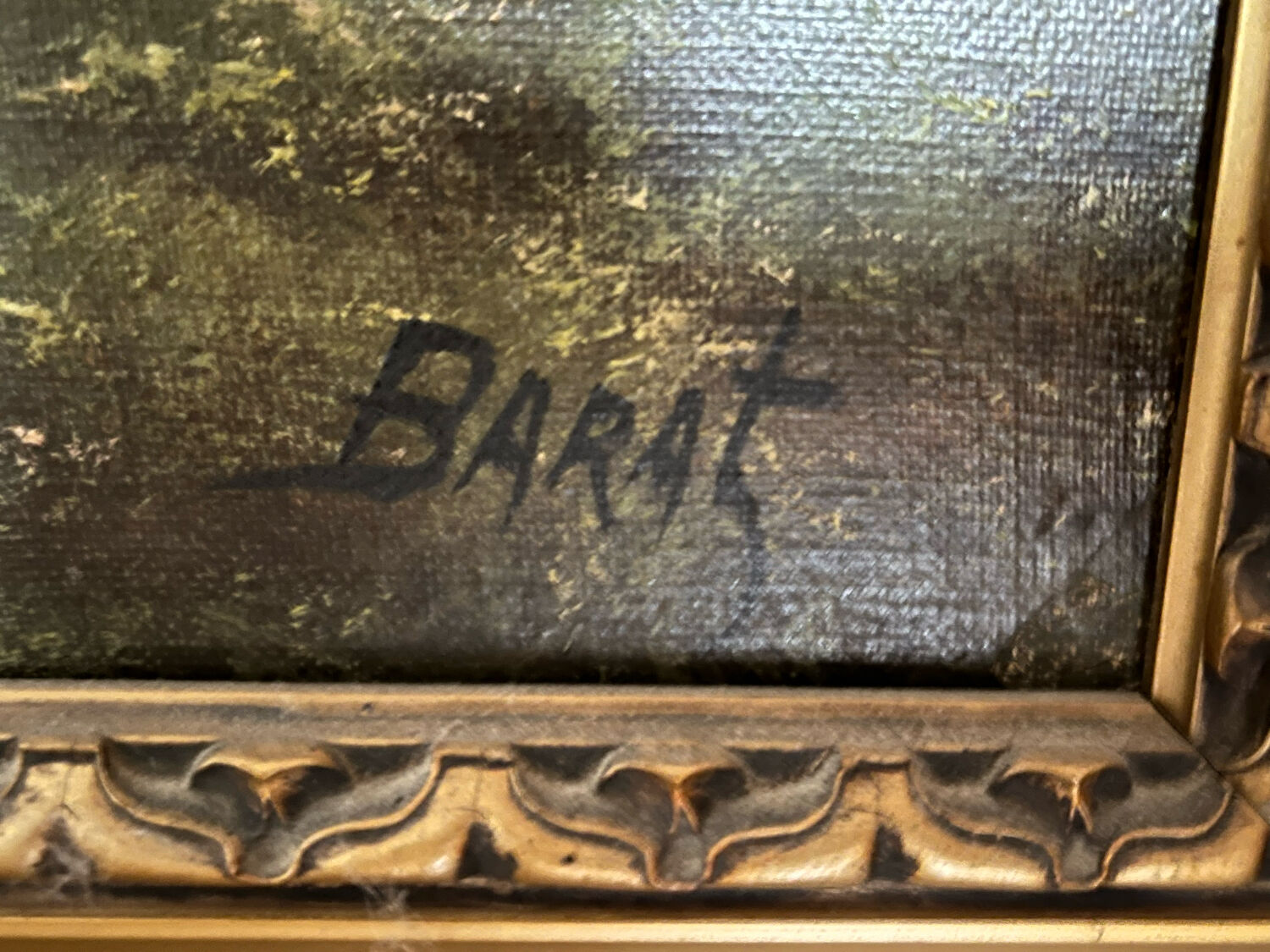 Painting: oil on canvas