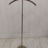 Brass and wood chamber valet