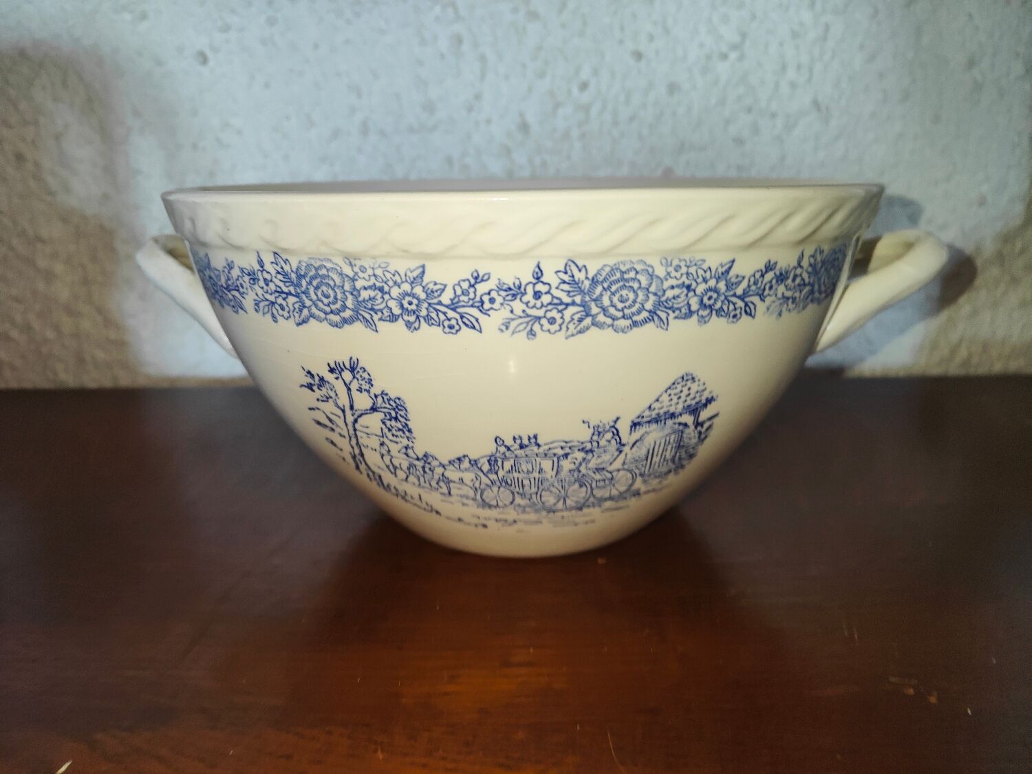 Old Brighton England earthenware bowl