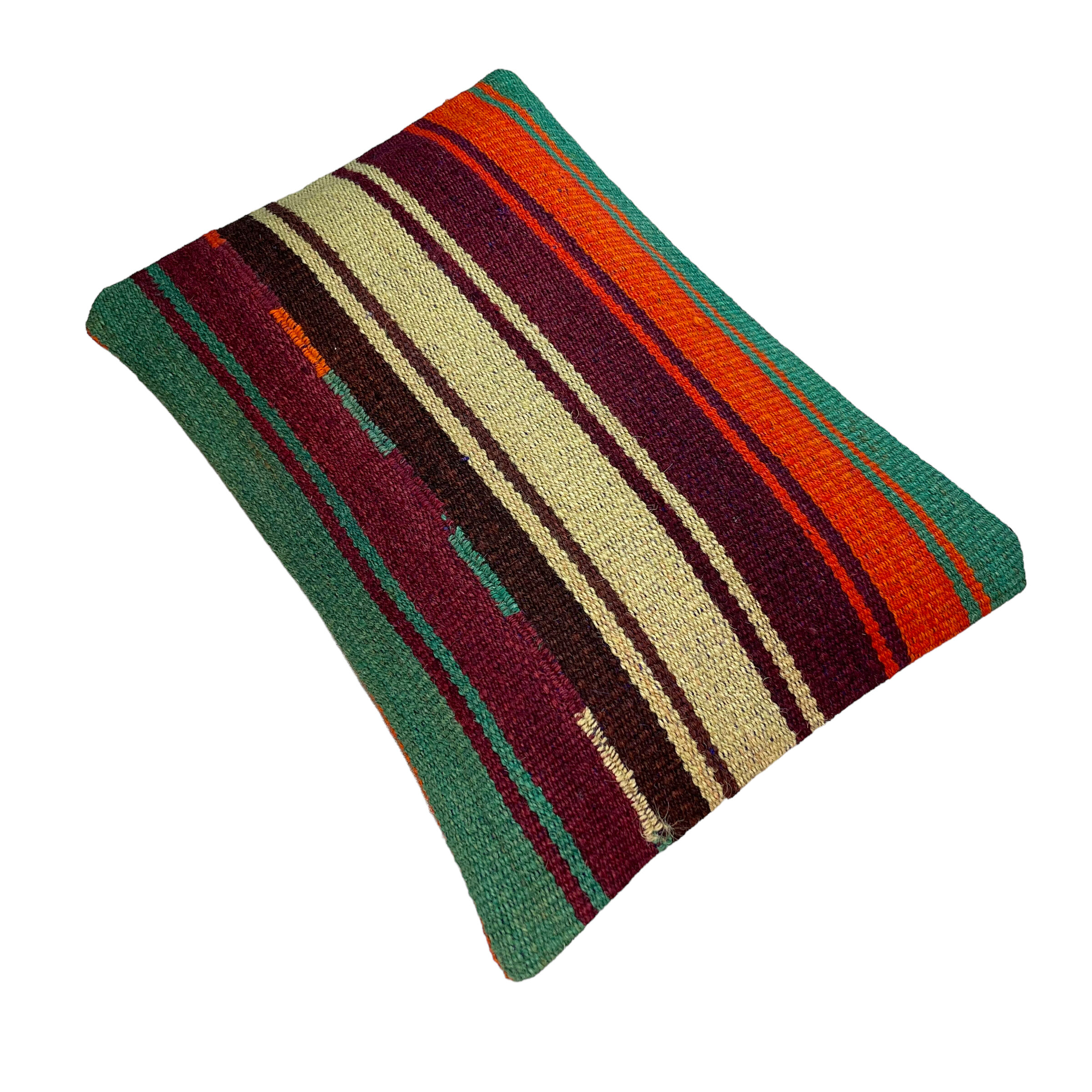 Vintage turkish kilim cushion cover, 30 x 50 cm