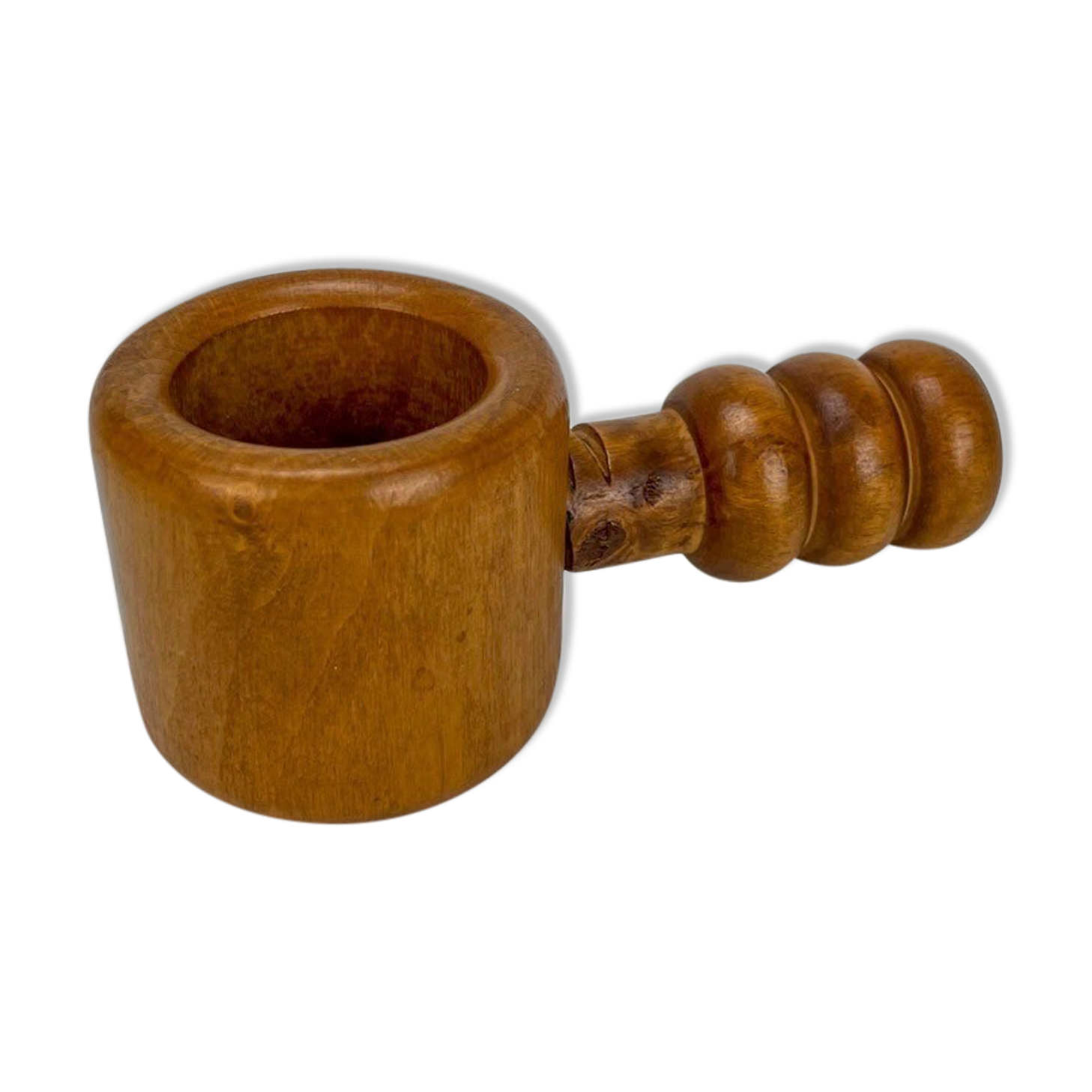 Old nutcracker with turned wooden screws