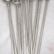 Christofle, 12 skewers, brochettes, metal silver-plated meat picks, anchor.