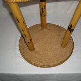 Bamboo tripod stool from the 1950s