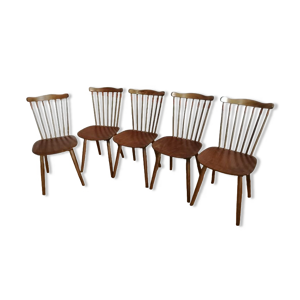 5 chaises bistrot baumann