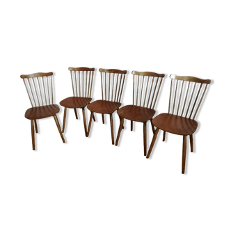 5 chaises bistrot baumann