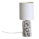 Lampe de table sculpturale avec structure en céramique émaillée, années 60