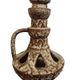 Pied de lampe brutaliste, fat lava 1970