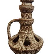 Pied de lampe brutaliste, fat lava 1970