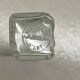 Set of 6 antique Baccarat crystal knife rests, vintage tableware