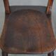 Set of 6 Antique English Oxford Dining/Kitchen Chairs