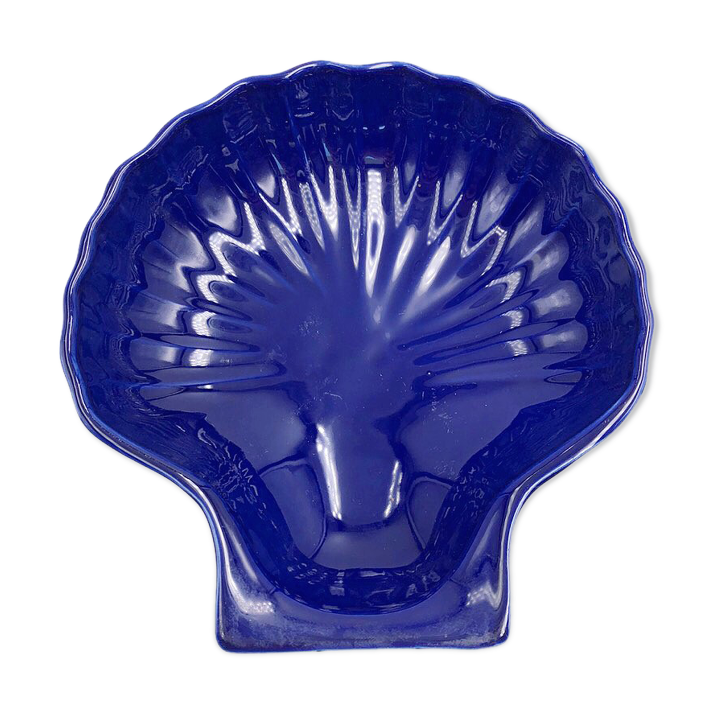 Enamel ceramic shell dish