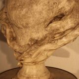 Carrara marble bust