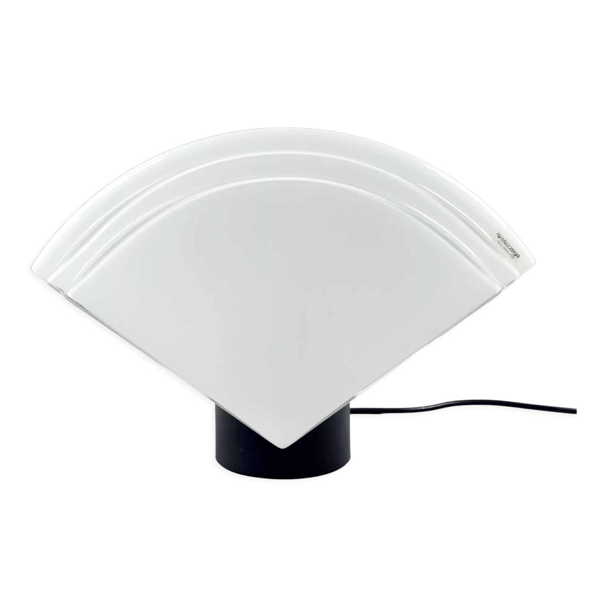 Murano glass table lamp from av mazzega, italy, 1970s