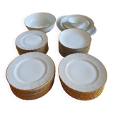 Limoges porcelain service - Bernardaud Verlaine