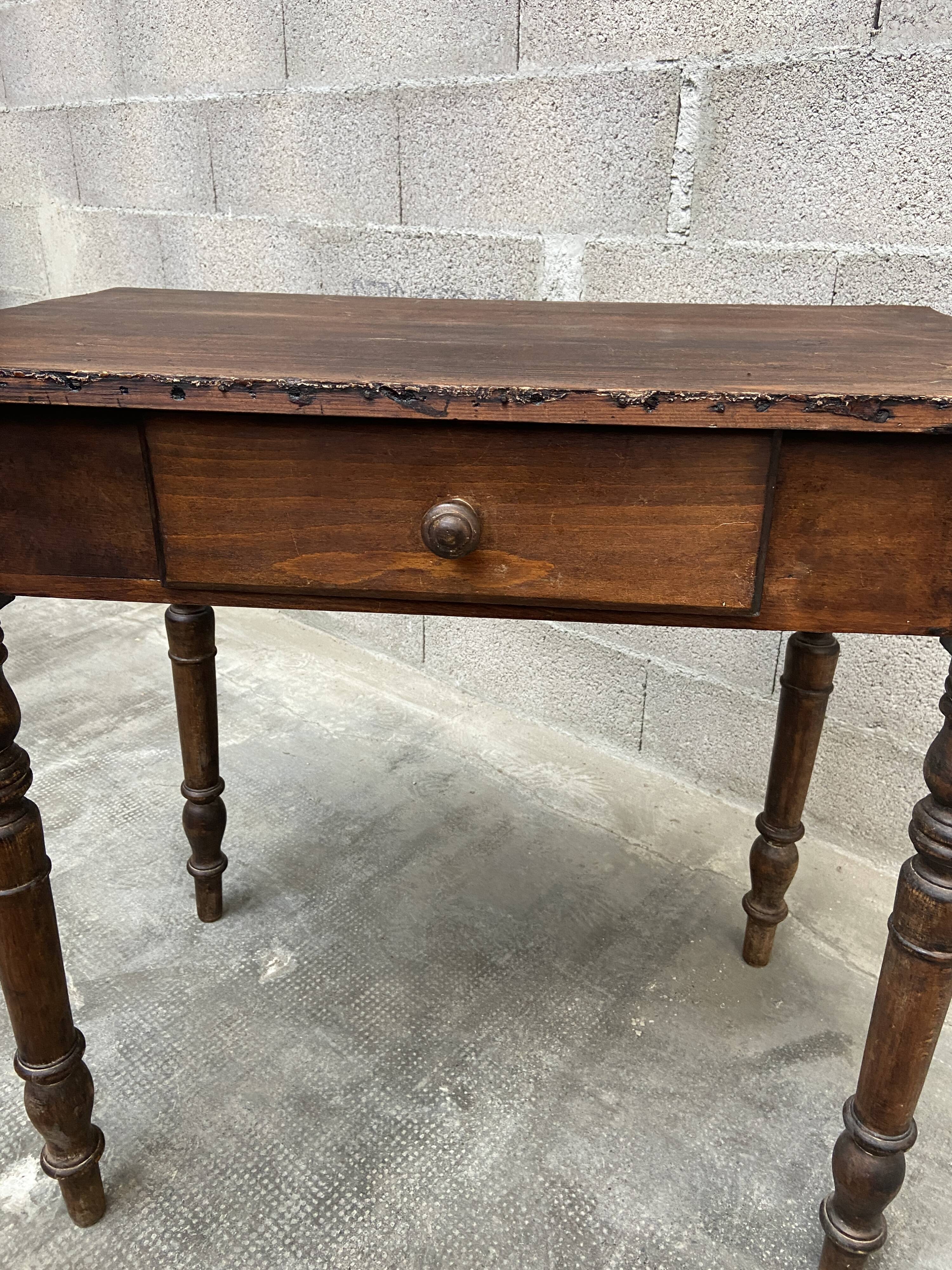 Small farmhouse table in fir 1930