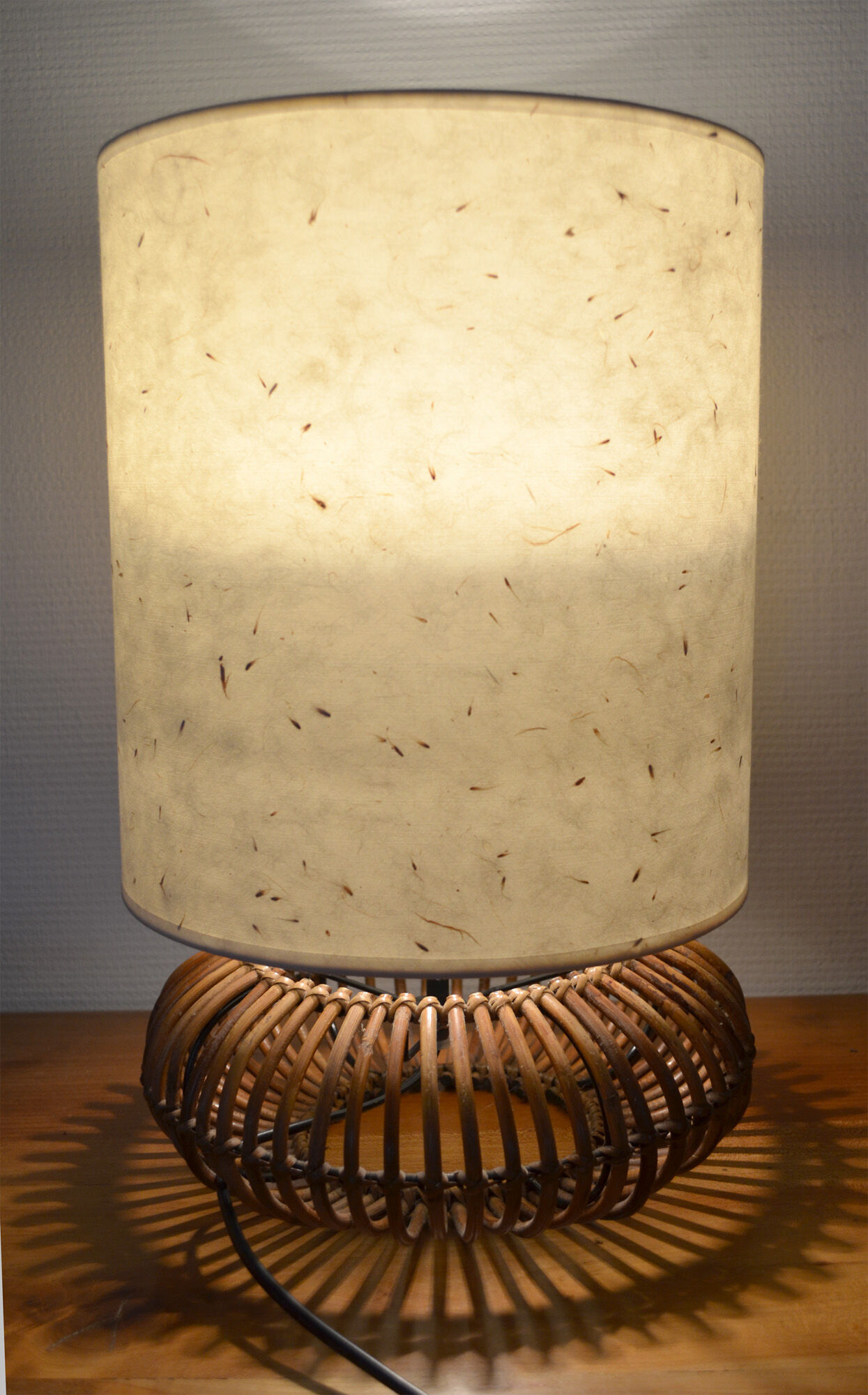 Rattan lamp