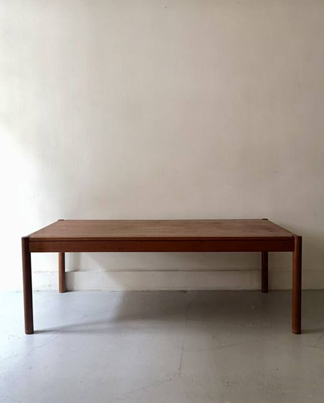 Scandinavian coffee table in teak wood, Danish 1970