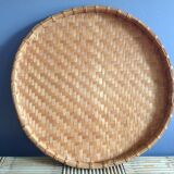 Braided bamboo platter