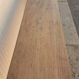 Natural wood farm bench