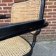 Cesca chair B64 with armrests by Marcel Breuer Design in black