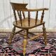 Fauteuil rustique anglais 19ème en orme et hêtre