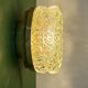 Vintage moulded glass wall or ceiling light globe