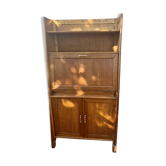 vintage oak secretary 1960
