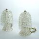 Rare Pair of Ercole Barovier Rostrato table lamps. Italy 1940s