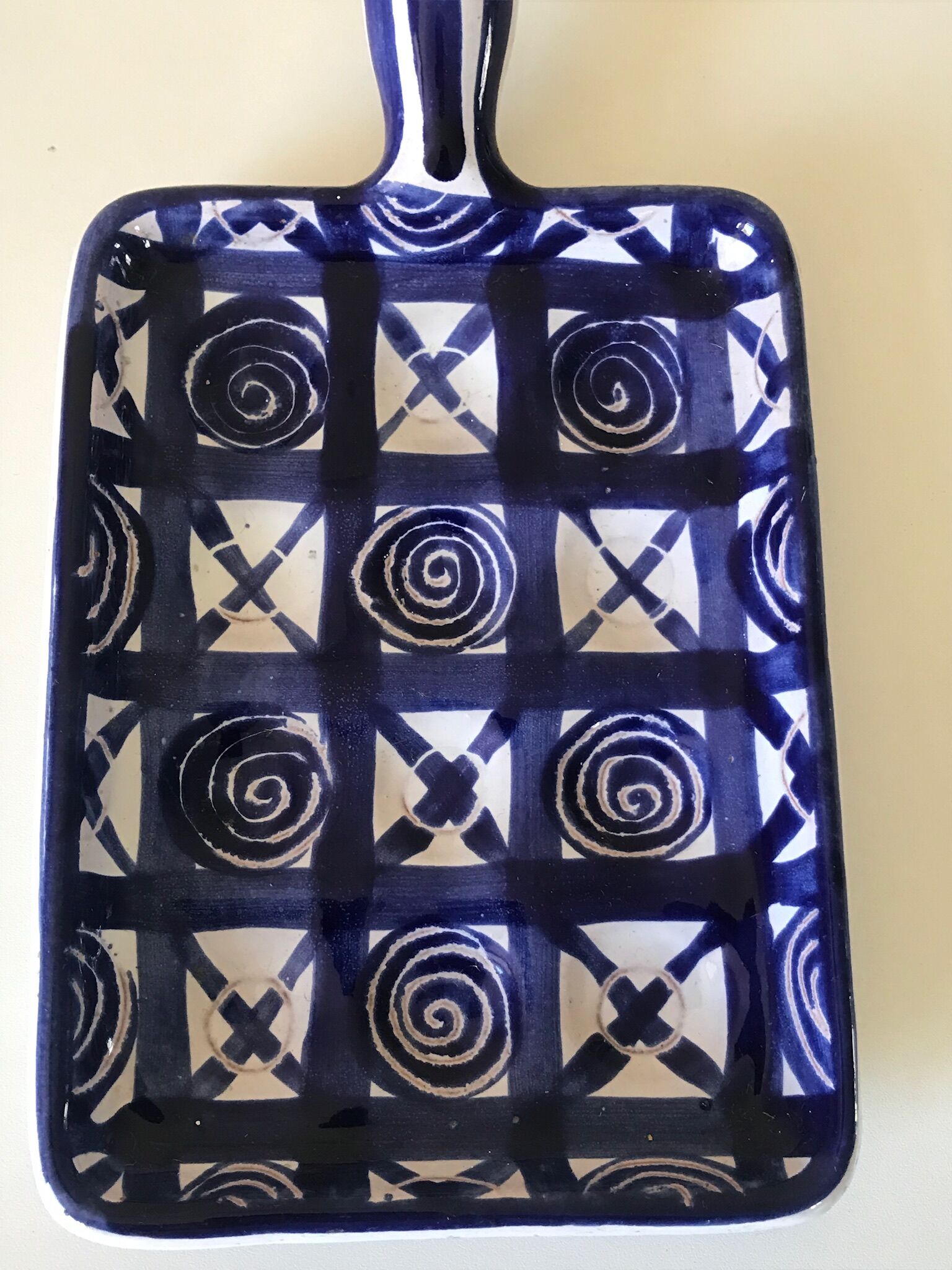 Blue ceramics of  Robert Picault 1960