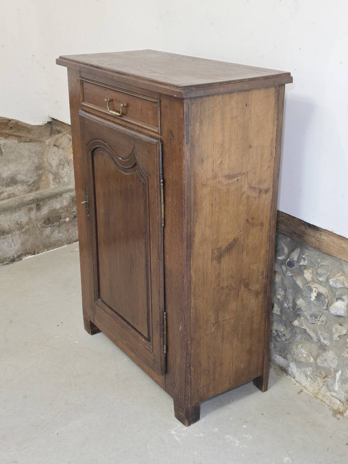 19th century oak jam cupboard