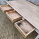 Table 6 wooden drawers