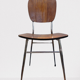 Chaises en formica effet bois 70 dossier large