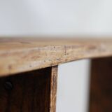 Farm bench in chene