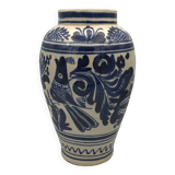 Vintage korond glazed terracotta pottery vase