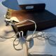 Lampe pince champignon, vintage