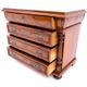 Antique walnut chest of drawers, Northern Europe, circa 1900.