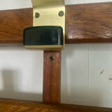 Vintage wall coat rack hooks circa