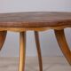 Vintage 1940s wooden coffee table in italian design