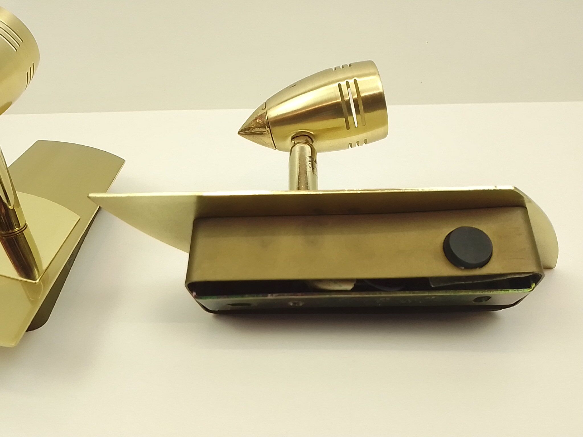 Pair of wall lamps spotlights gold metal Eglo