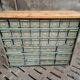 Commode industrielle vert olive