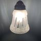 Frosted pressed molded glass suspension