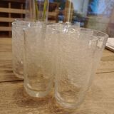 9 frosted effect 60s glasses