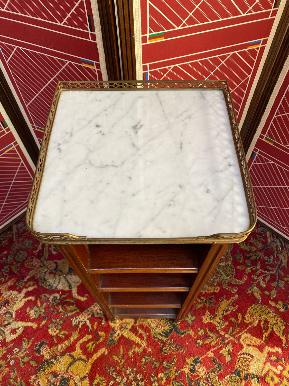 Mahogany chiffonier Louis XVI style