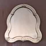 Venetian glass mirror