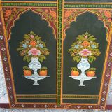 Freehand painted window panel