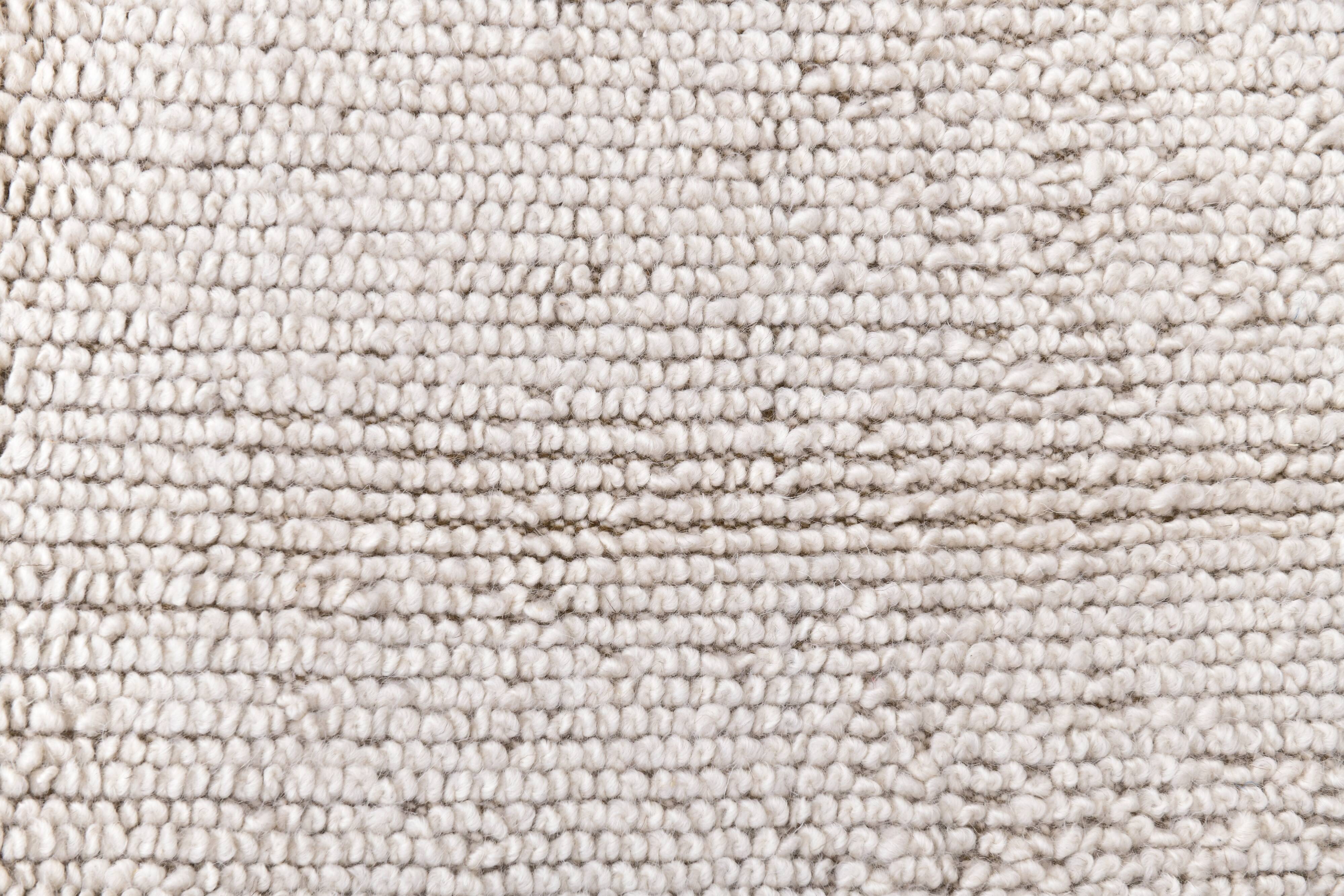 Mustards medium shaggy wool carpet , Hand made wool carpet