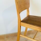 Set of 4 chairs oak